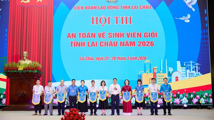 "CĐCS Bệnh viện Đa khoa Mường Tè đạt giải Nhì toàn đoàn tại Hội thi An toàn vệ sinh viên giỏi tỉnh Lai Châu năm 2026".