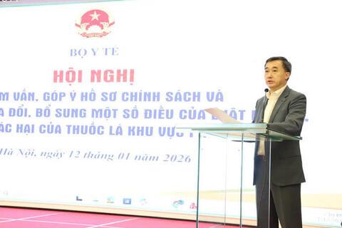 Tham vấn, góp ý sửa đổi, bổ sung Luật Phòng, chống tác hại của thuốc lá