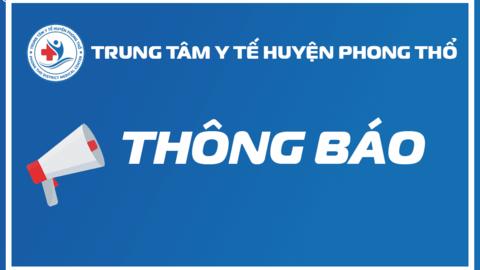 🔴 THÔNG BÁO: BÁC SĨ BỆNH VIỆN E KHÁM VÀ ĐIỀU TRỊ TẠI TTYT PHONG THỔ!🔴                                                                                           Thời gian: Từ 24/02/2025 đến 09/03/2025 (trong 2 tuần).