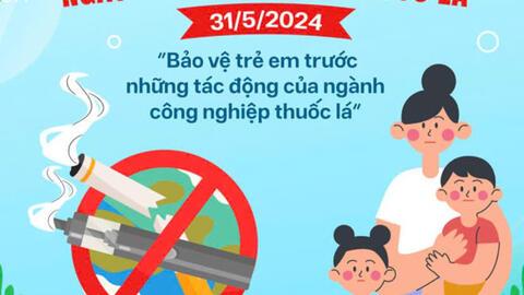 HƯỞNG ỨNG "NGÀY THẾ GIỚI KHÔNG THUỐC LÁ 31/05/2025" VÀ TUẦN LỄ QUỐC GIA KHÔNG THUỐC LÁ NGÀY 25-31/05/2025.