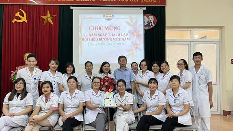 Trung tâm Y tế huyện Phong Thổ kỷ niệm 32 năm ngày thành lập hội điều dưỡng Việt Nam 26/10/1990-26/10/2022
