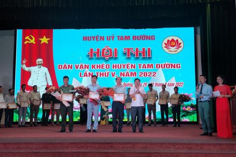 TTYT Tam Đường đạt giải nhất hội thi dân vận khéo huyện Tam Đường năm 2022