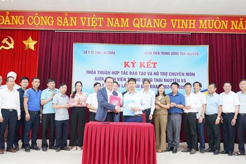 Bệnh viện Trung ương Thái Nguyên khảo sát nhu cầu đào tạo chuyển giao kỹ thuật cho Sở Y tế tỉnh Lai Châu