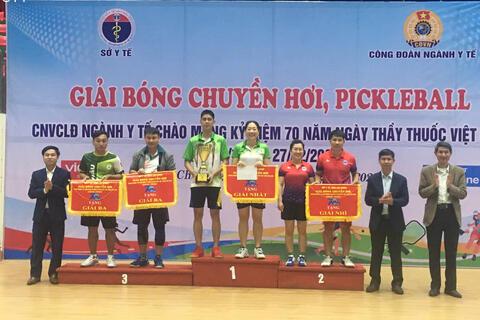 Giải Bóng chuyền hơi, Pickleball chào mừng kỷ niệm 70 năm ngày thầy thuốc Việt Nam (27/2/1955 – 27/2/2025)