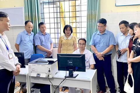 Trung tâm Y tế  Phong Thổ tổ chức Hội nghị thẩm định các điều kiện triển khai hồ sơ bệnh án điện tử