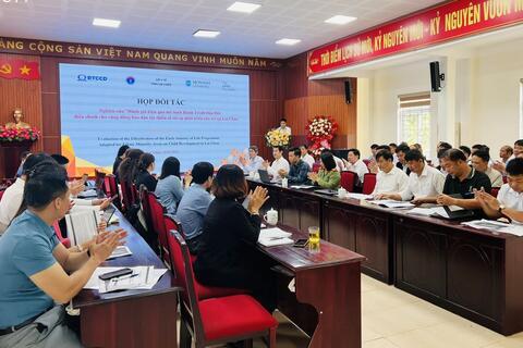 Họp đối tác nghiên cứu “Đánh giá hiệu quả mô hình hành trình đầu đời điều chỉnh cho vùng đồng bào dân tộc thiểu số tới sự phát triển của trẻ tại Lai Châu”