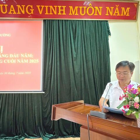 TTYT Tam Đường Sơ kết công tác Y tế, dân số 6 tháng đầu năm, nhiệm vụ trọng tâm 6 tháng cuối năm 2025