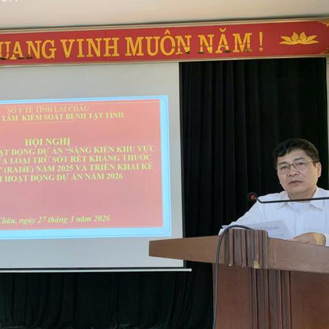 Hội nghị tổng kết hoạt động Dự án “Sáng kiến khu vực ngăn chặn và loại trừ sốt rét kháng thuốc Artemisinin” năm 2025, triển khai kế hoạch hoạt động năm 2026