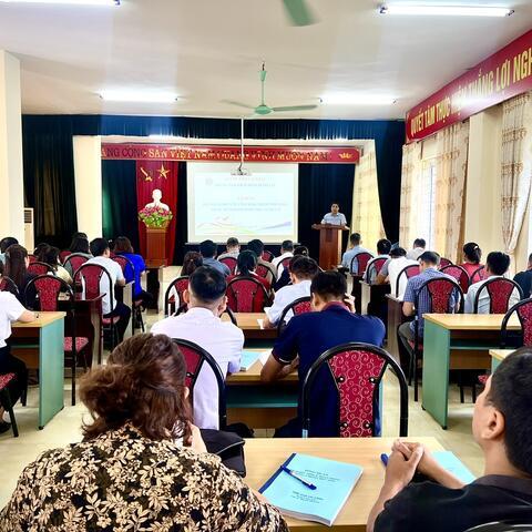 Tập huấn điều trị nghiện các chất dạng thuốc phiện thay thế bằng thuốc Methadone dành cho cán bộ y tế