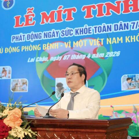 Lễ mít tinh phát động ngày Sức khỏe toàn dân 7/4
