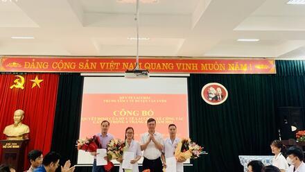 CÔNG BỐ QUYẾT ĐỊNH CỦA SỞ Y TẾ TỈNH LAI CHÂU VỀ CÔNG TÁC CÁN BỘ TRONG 6 THÁNG ĐẦU NĂM 2023