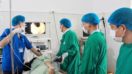 TRUNG TÂM Y TẾ HUYỆN TÂN UYÊN TIẾP NHẬN CHUYỂN GIAO KỸ THUẬT NỘI SOI ĐƯỜNG TIÊU HÓA