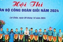 Hội thi “Cán bộ công đoàn giỏi” Ngành Y tế Lai Châu năm 2024.