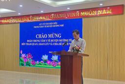 Đoàn công tác TTYT huyện Mường Tè tham quan, học tập kinh nghiệm tại TTYT huyện Mường Nhé - Điện Biên