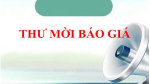 THƯ MỜI: V/v báo giá tư vấn lập hồ sơ đăng ký môi trường cho bệnh viện Phổi tỉnh Lai Châu năm 2026.