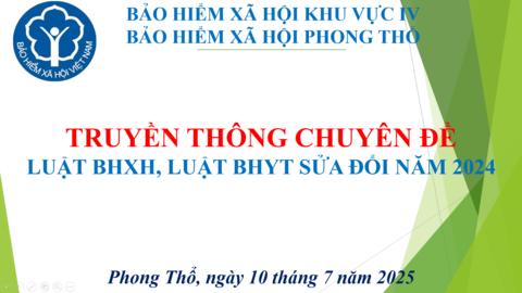 TRUYỀN THÔNG VỀ LUẬT BẢO HIỂM XÃ HỘI, LUẬT BẢO HIỂM Y TẾ SỬA ĐỔI NĂM 2024