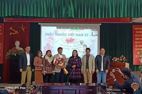 Trung tâm y tế huyện Than Uyên tổ chức gặp mặt kỷ niệm và tổng kết, trao giải thể thao chào mừng kỷ niệm 68 năm ngày thầy thuốc Việt Nam  (27/02/1955 - 27/02/2023)