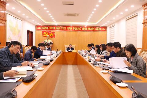 Hội nghị xây dựng dự thảo Nghị quyết và Đề án bảo vệ, chăm sóc, nâng cao sức khỏe Nhân dân và chất lượng dân số tỉnh Lai Châu giai đoạn 2026-2030