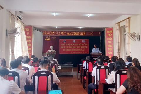 Hội thảo lập kế hoạch triển khai Dự án “Sàng lọc, phát hiện và quản lý điều trị bệnh tăng huyết áp, đái tháo đường tại tỉnh Lai Châu năm 2021”