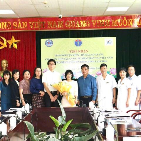Tiếp nhận tình nguyện viên của JICA tại Việt Nam làm việc với Bệnh viện Đa khoa tỉnh Lai Châu