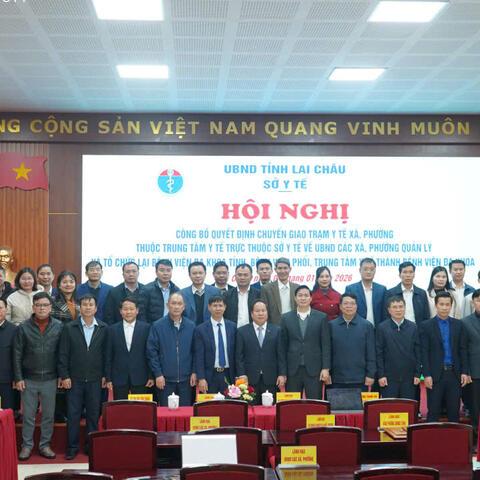 Hội nghị công bố Quyết định chuyển giao các Trạm Y tế xã, phường thuộc các Trung tâm Y tế trực thuộc Sở Y tế về UBND các xã, phường quản lý