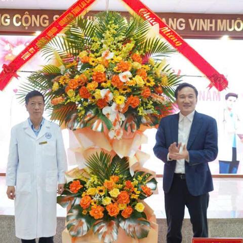 Đồng chí Phó Bí thư Tỉnh ủy Thăm và chúc mừng công chức, viên chức, người lao động BVĐK tỉnh nhân Ngày Thầy thuốc Việt Nam