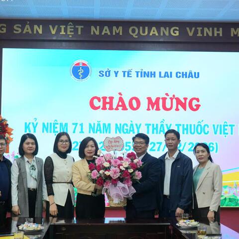 Sở Giáo dục và Đào tạo, Phòng PA03 - Công an tỉnh Chúc mừng Ngành Y tế nhân Ngày Thầy thuốc Việt Nam