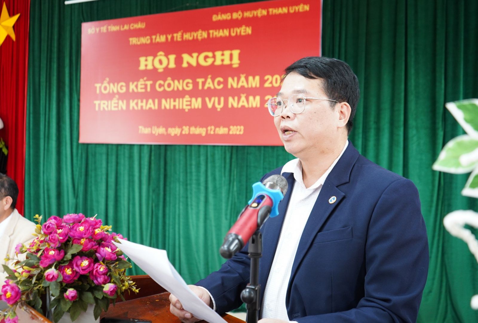 BSCKI. Tạ Hồng Long - Phó Giám đốc Sở Y tế phát biểu chỉ đạo tại Hội nghị