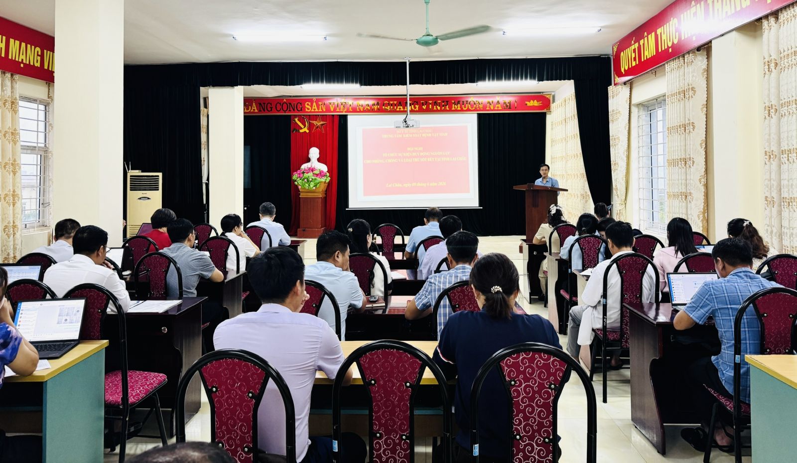 Hội nghị tổ chức sự kiện huy động nguồn lực cho phòng, chống và loại trừ sốt rét tại tỉnh Lai châu